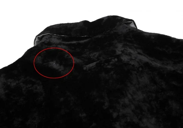 Jean-Paul GAULTIER HOMME Buffalo Metal Button Velor Shirt K-118019_011