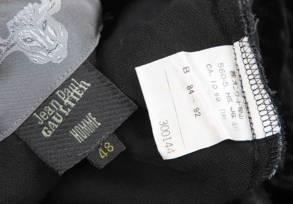 Jean-Paul GAULTIER HOMME Buffalo Metal Button Velor Shirt K-118019_015