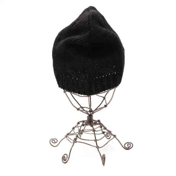 ヘッドポータープラスHEAD PORTER PLUS ニットキャップ 黒 K-118038_003