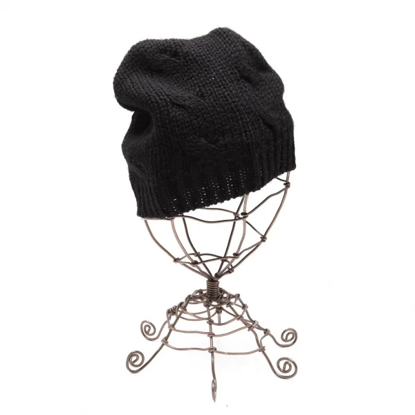 ヘッドポータープラスHEAD PORTER PLUS ニットキャップ 黒 K-118038_004