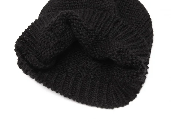 ヘッドポータープラスHEAD PORTER PLUS ニットキャップ 黒 K-118038_006