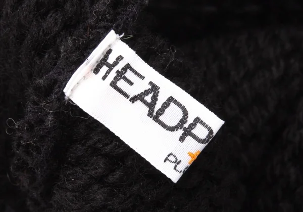 ヘッドポータープラスHEAD PORTER PLUS ニットキャップ 黒 K-118038_007