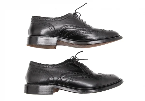コムデギャルソンオムプリュスCOMME des GARCONS HOMME PLUS Tricker’s社製ウイングチップレザーシューズ 黒26.5位 K-118042_003