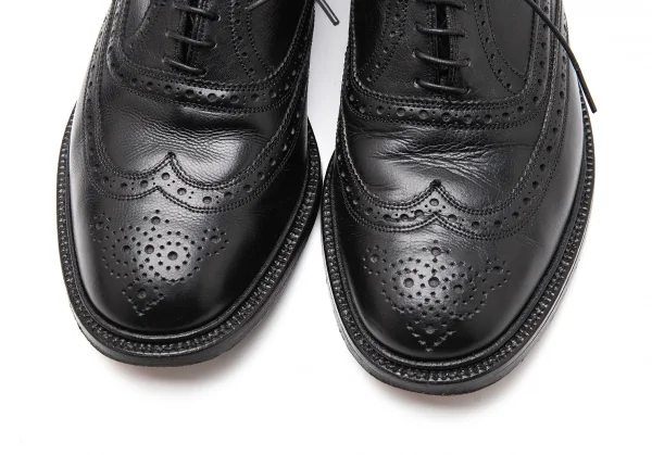 コムデギャルソンオムプリュスCOMME des GARCONS HOMME PLUS Tricker’s社製ウイングチップレザーシューズ 黒26.5位 K-118042_005