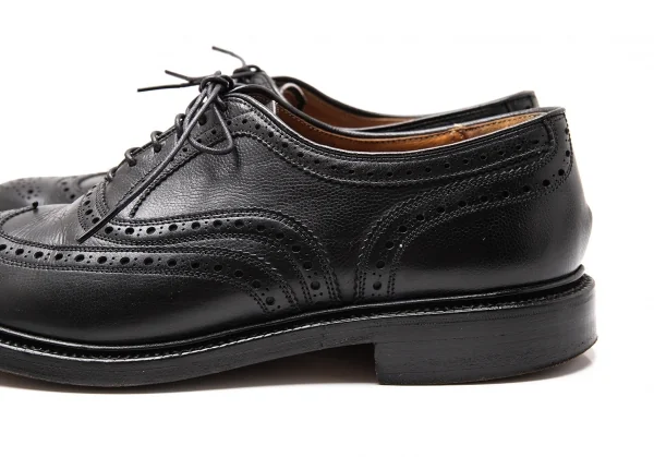 コムデギャルソンオムプリュスCOMME des GARCONS HOMME PLUS Tricker’s社製ウイングチップレザーシューズ 黒26.5位 K-118042_007