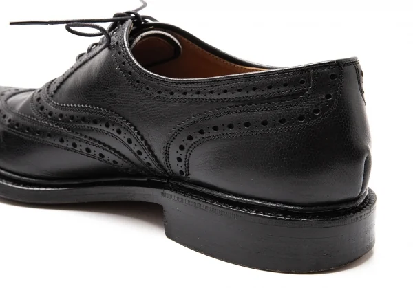 コムデギャルソンオムプリュスCOMME des GARCONS HOMME PLUS Tricker’s社製ウイングチップレザーシューズ 黒26.5位 K-118042_008