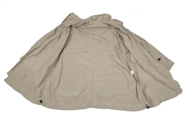 ISSEY MIYAKE me Poly Nylon Shirring Zip Up Coat K-118054_015