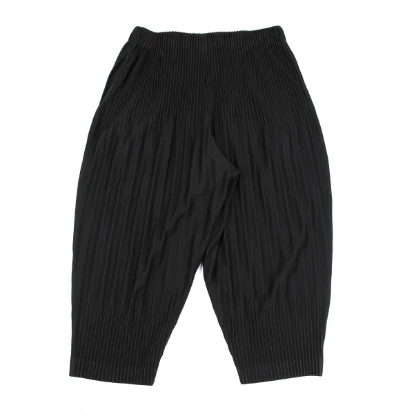 オムプリッセ イッセイ ミヤケHOMME PLISSE ISSEY MIYAKE 消しプリーツクロップドパンツ 黒2 K-118085_008