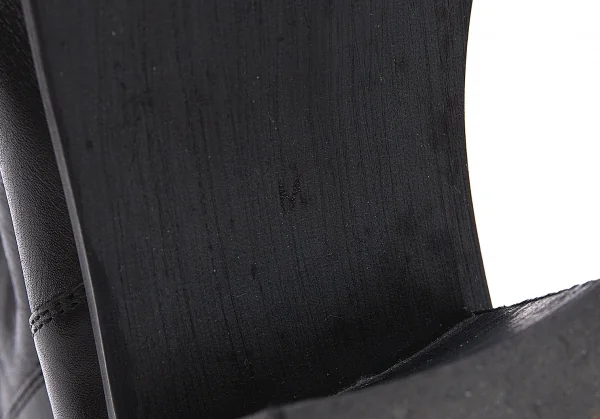 ズッカzucca レザーオープントゥショートブーツ 黒M(24位) K-118087_007