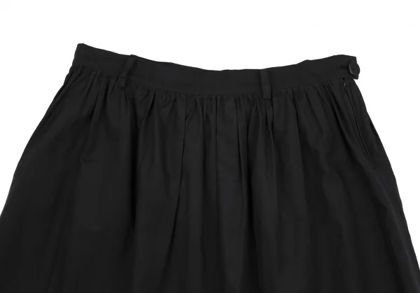 リミフゥLIMI feu コットンシルクウエストギャザースカート 黒S K-118089_003