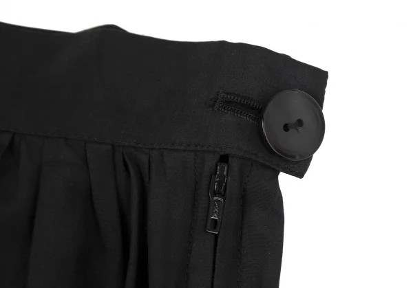 リミフゥLIMI feu コットンシルクウエストギャザースカート 黒S K-118089_004