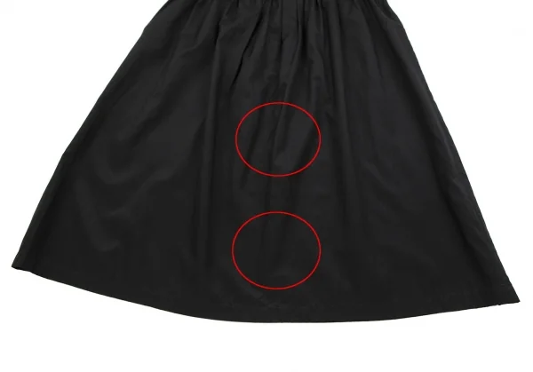 リミフゥLIMI feu コットンシルクウエストギャザースカート 黒S K-118089_007