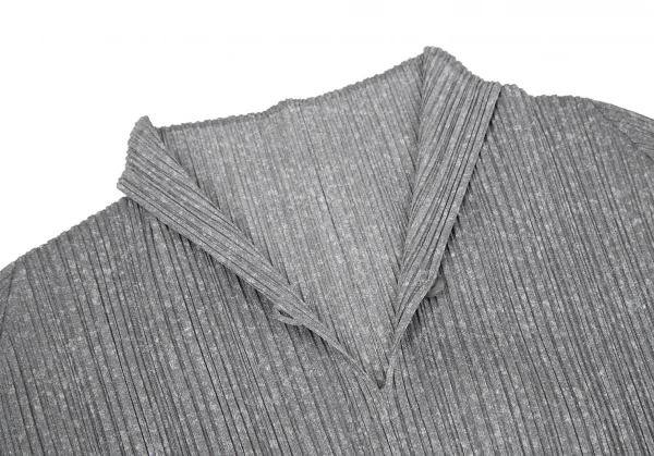 PLEATS PLEASE Heather Print Pleat Skipper T Shirt K-118099_006