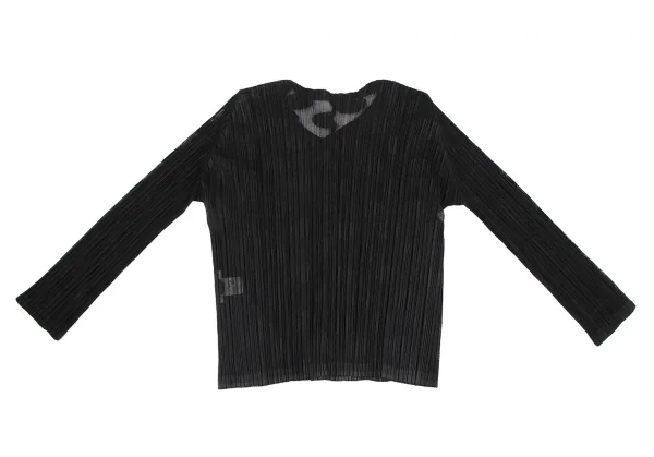 プリーツプリーズPLEATS PLEASE ドットジャガードメッシュセットアップ 黒3・5 K-118104_007