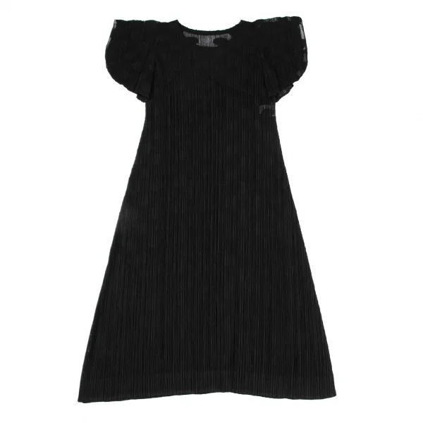 プリーツプリーズPLEATS PLEASE ドットジャガードメッシュセットアップ 黒3・5 K-118104_009