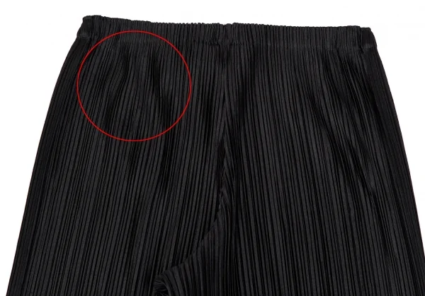 プリーツプリーズPLEATS PLEASE サイドラインシャイニープリーツパンツ 黒3 K-118108_007