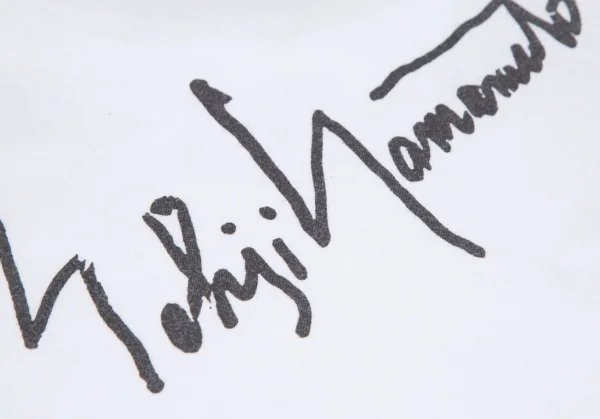 グラウンド ワイGround Y バックシグネチャーロゴプリントTシャツ 白1 K-118109_003