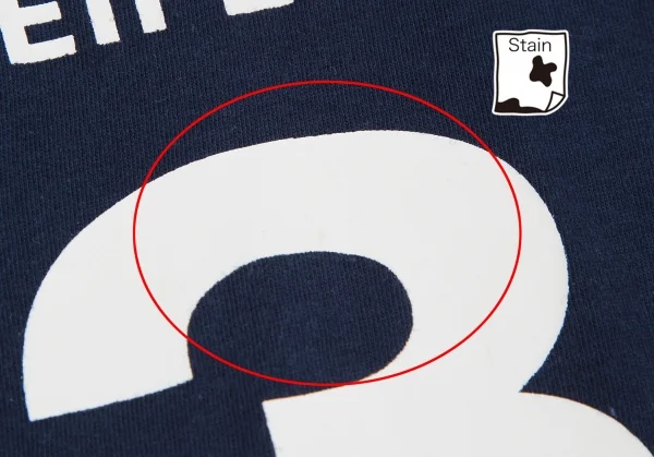 ワイスリーY-3 ロゴプリントTシャツ 紺XS K-118114_007