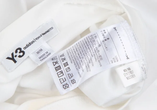 ワイスリーY-3 袖ロゴプリントカットソー 白M K-118116_018