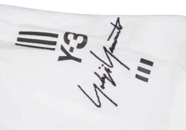 ワイスリーY-3 袖ロゴプリントカットソー 白M K-118116_006