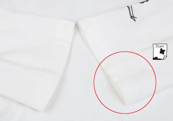 ワイスリーY-3 袖ロゴプリントカットソー 白M K-118116_007