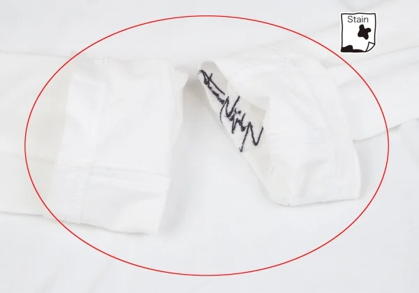 ワイスリーY-3 袖ロゴプリントカットソー 白M K-118116_008