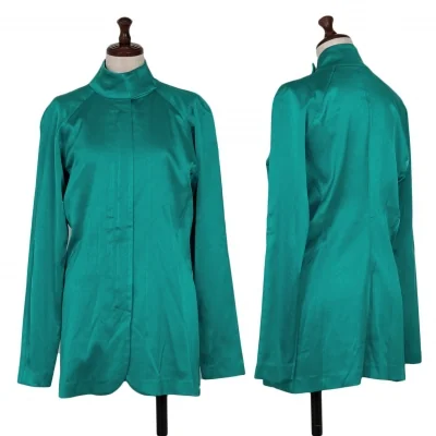 Jean-Paul GAULTIER FEMME Poly Shiny Zip Shirt Jacket