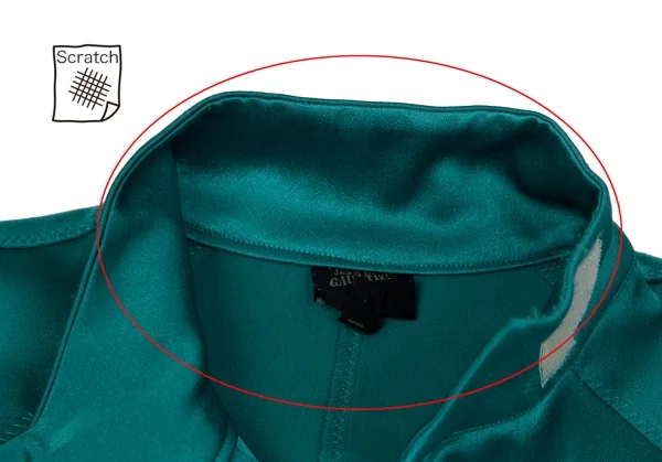 Jean-Paul GAULTIER FEMME Poly Shiny Zip Shirt Jacket K-118140_007