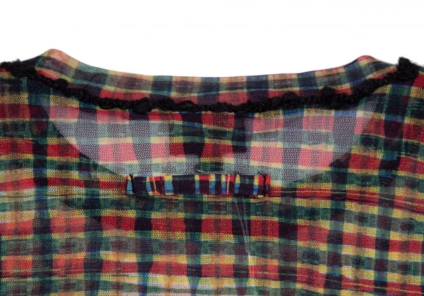 ジャンポールゴルチエ ファムJean Paul GAULTIER FEMME フェイスチェックプリントパワーネットカットソー マルチ40 K-118141_011