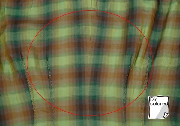 ジャンポールゴルチエ ファムJean Paul GAULTIER FEMME キュプラシルク光沢チェックシャツ 緑40 K-118145_015