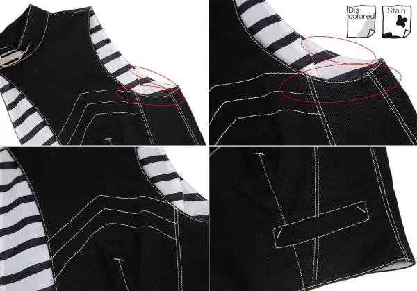 Jean-Paul GAULTIER FEMME Cotton Asymmetry Vest K-118146_005