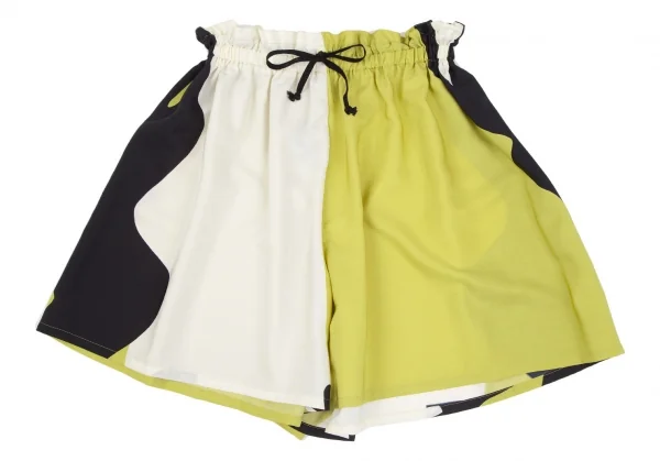 ジュニアゴルチエJUNIOR GAULTIER レディーシルエットプリントセットアップ マスタード白黒40 K-118152_015