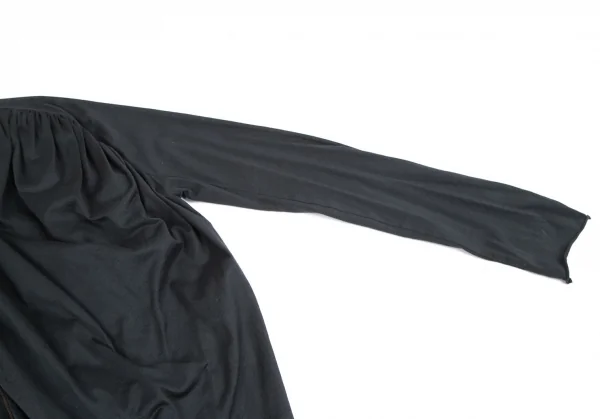 カラーkolor ショルダーギャザーボタンレスカーディガン 深緑1 K-118163_006