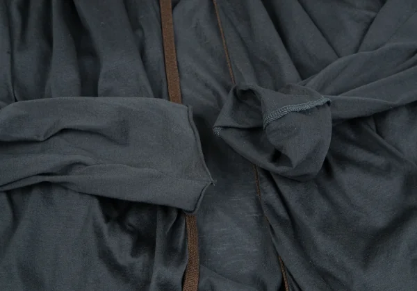 カラーkolor ショルダーギャザーボタンレスカーディガン 深緑1 K-118163_007