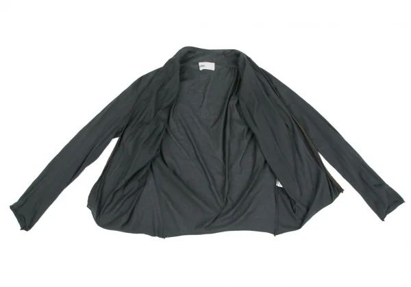 カラーkolor ショルダーギャザーボタンレスカーディガン 深緑1 K-118163_009