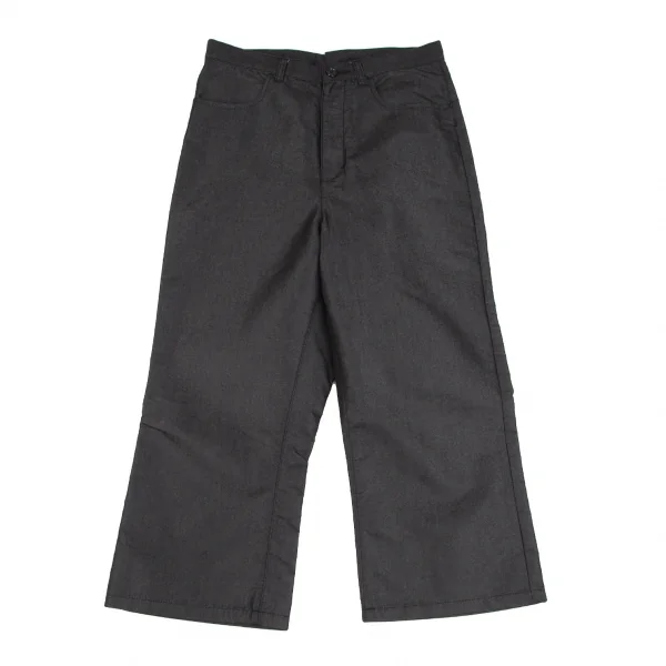 tricot COMME des GARCONS Cotton Poly Shiny Pants Charcoal M K-118170_001