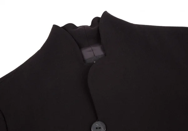 ヨーガンレールJURGEN LEHL ウールアンゴララウンドカラーセミダブルジャケット 焦げ茶M K-118182_006