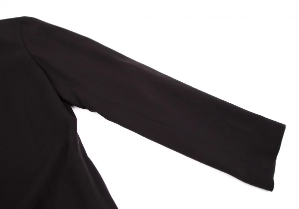 ヨーガンレールJURGEN LEHL ウールアンゴララウンドカラーセミダブルセットアップスーツ 焦げ茶M K-118184_005