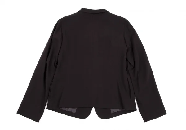 ヨーガンレールJURGEN LEHL ウールアンゴララウンドカラーセミダブルセットアップスーツ 焦げ茶M K-118184_008