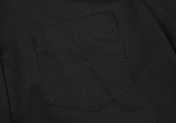 サカイsacai サイドプリーツレースアップ半袖シャツワンピース 黒3 K-118187_008