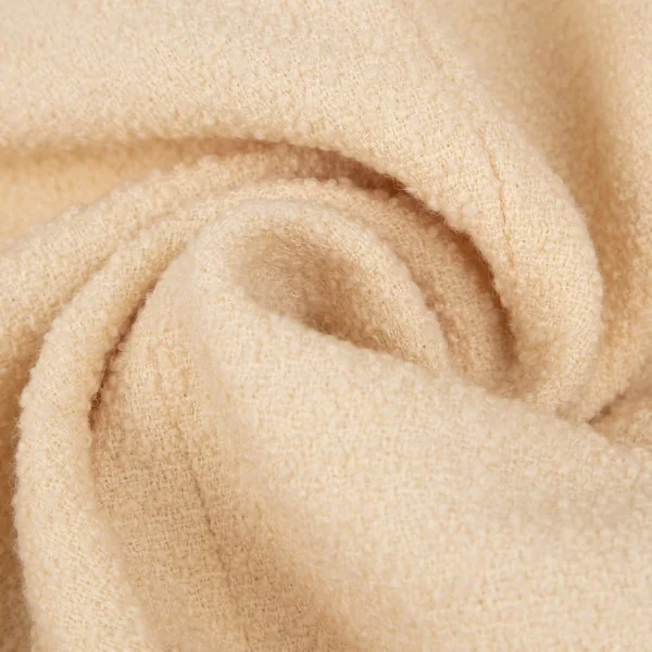 イヴサンローランYves Saint Laurent ボタンデザインツイードシングルジャケット ピンクベージュS K-118215_015