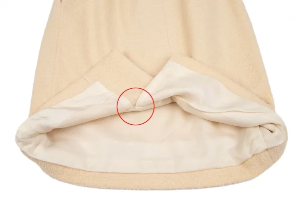 イヴサンローランYves Saint Laurent ボタンデザインツイードシングルセットアップスーツ ピンクベージュS K-118217_016