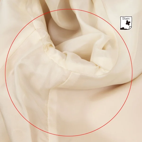 イヴサンローランYves Saint Laurent ボタンデザインツイードシングルセットアップスーツ ピンクベージュS K-118217_009