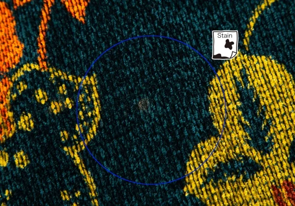 ケンゾーKENZO ボタニカルプリントベロアスカート 深緑他M K-118221_006