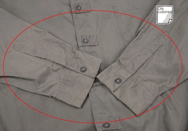 Yohji Yamamoto POUR HOMME Buttonhole Switching Design Shirt K-118223_010