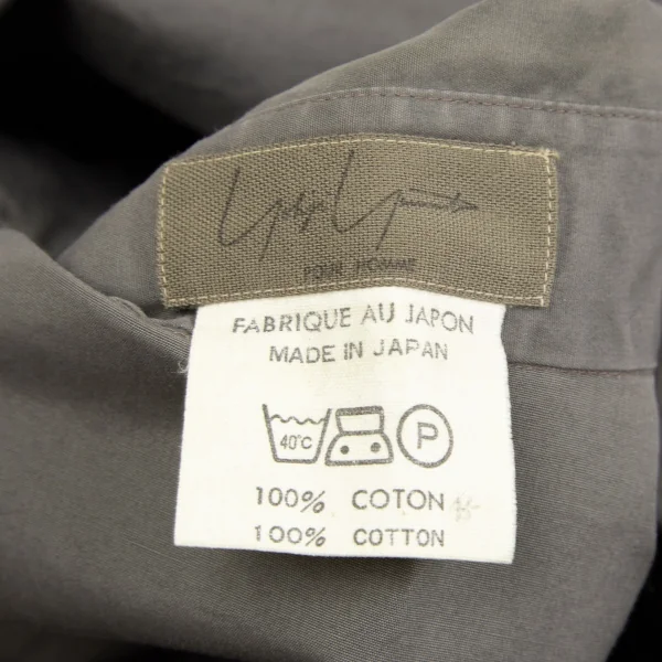 Yohji Yamamoto POUR HOMME Buttonhole Switching Design Shirt K-118223_018