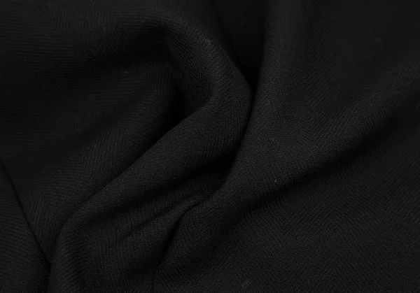 アニエスベーオムagnes b. homme ウールサージシャドーヘリンボーンナポレオンジャケット 黒50 K-118240_014