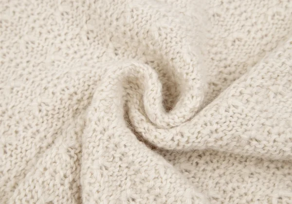 ワイズY's アルパカ混フリンジタートルネックロングニットセーター ベージュ3 K-118259_013