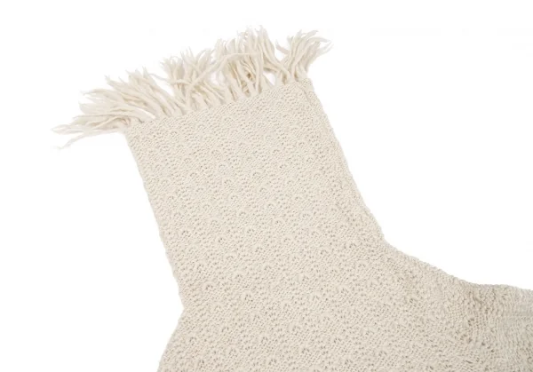 ワイズY's アルパカ混フリンジタートルネックロングニットセーター ベージュ3 K-118259_005