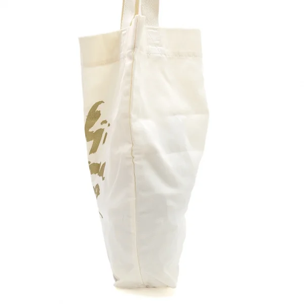 Yohji Yamamoto Glitter Logo Printed Tote Bag K-118262_005